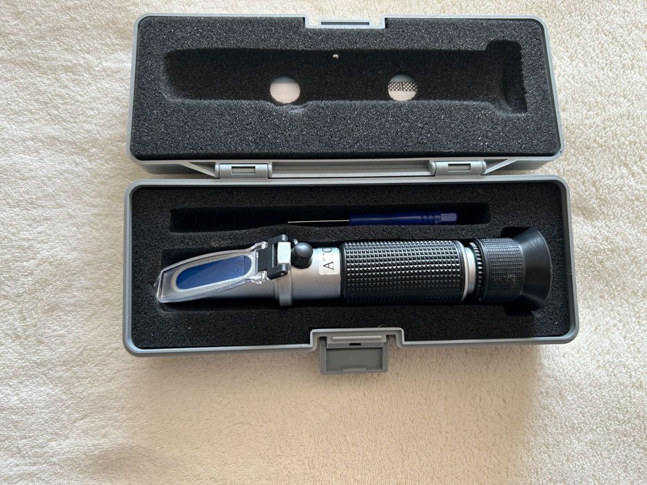 Refractometro para medir densidade/BRIX no mosto de cerveja