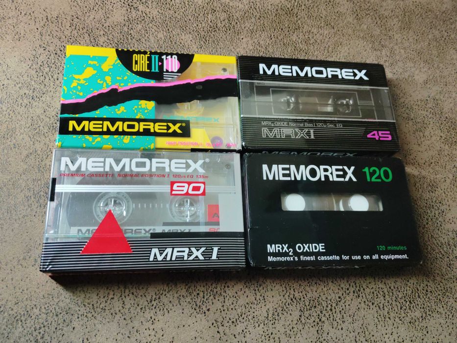 Аудіо касети Memorex . фірмові хром і нормал