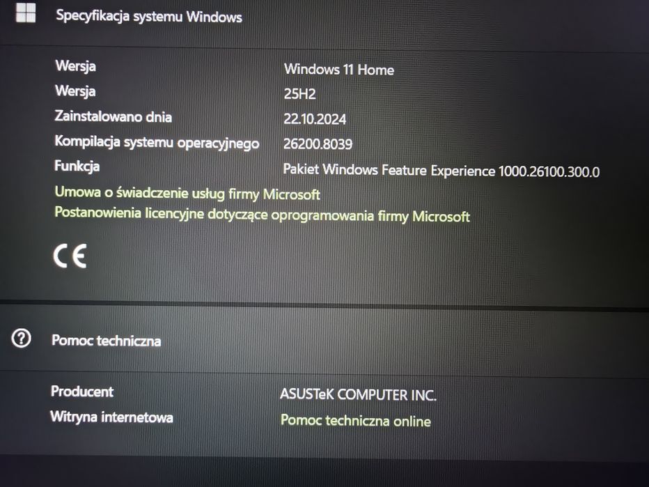 Laptop Gamingowy Asus TUF A15