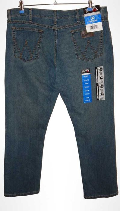 Джинсы WRANGLER 20X Advanced Comfort 02 Competition Slim. Size W36 L30. NEW
