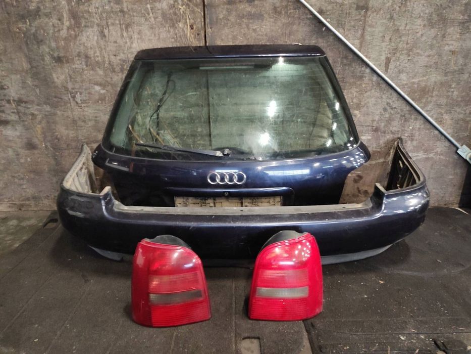 KOMPLETNY TYŁ AUDI A4 B5 LZ5L KLAPA BAGAŻNIKA ZDERZAK TYŁ LAMPA LAMPY TYŁ