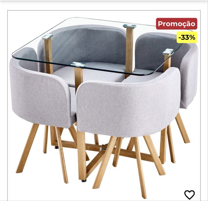 Mesa jantar e cadeiras