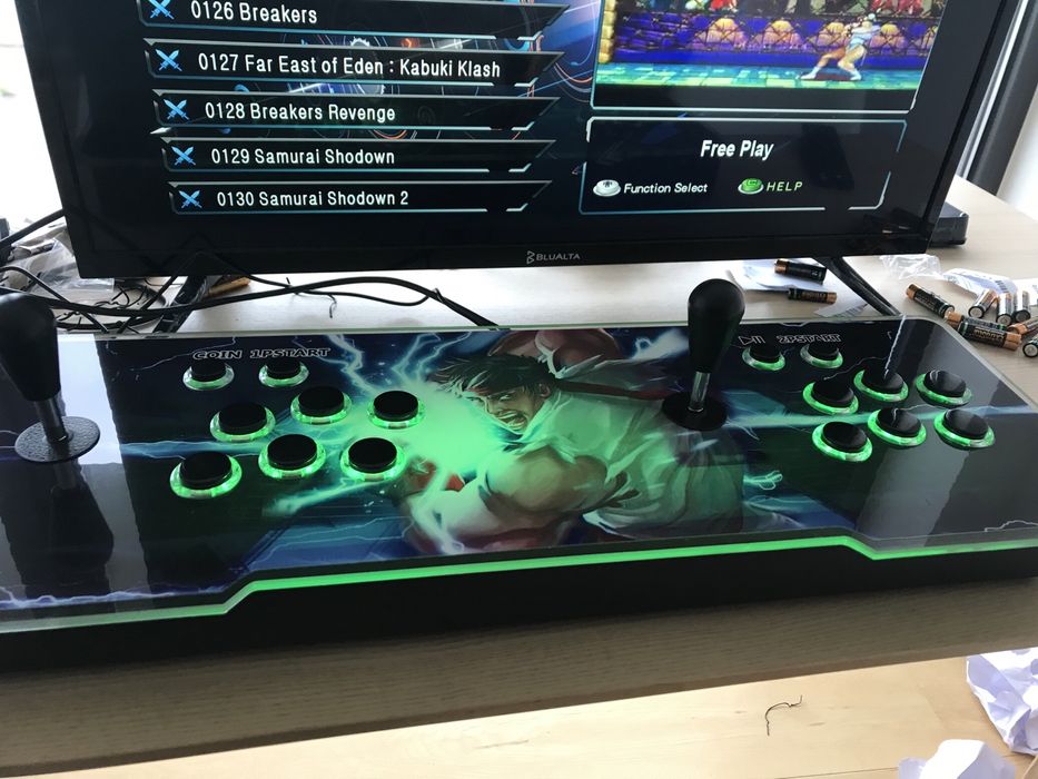 Pandora Box with 26800 games, built-in sound system, LEDs and illuminated buttons64584964531329124