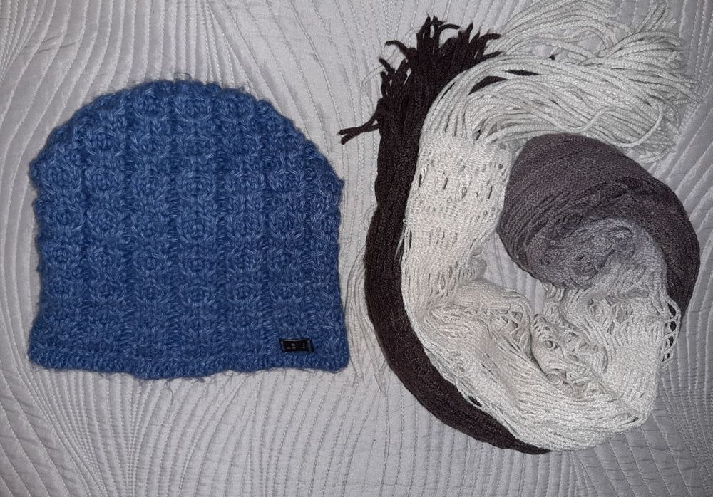 Шапка и шарф на зиму