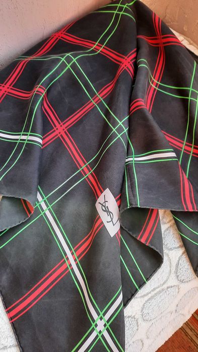 Винтажный шёлковый платок YVES SAINT LAURENT
