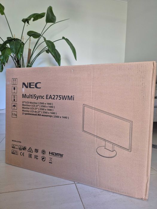 Monitor NEC EA275WMi 27” QHD IPS 2560×1440