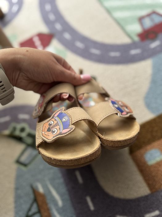 Сандалі для хлопчика босоніжки h&m paw patrol щенячий патруль літнє взуття 28 розмір устілка 17см