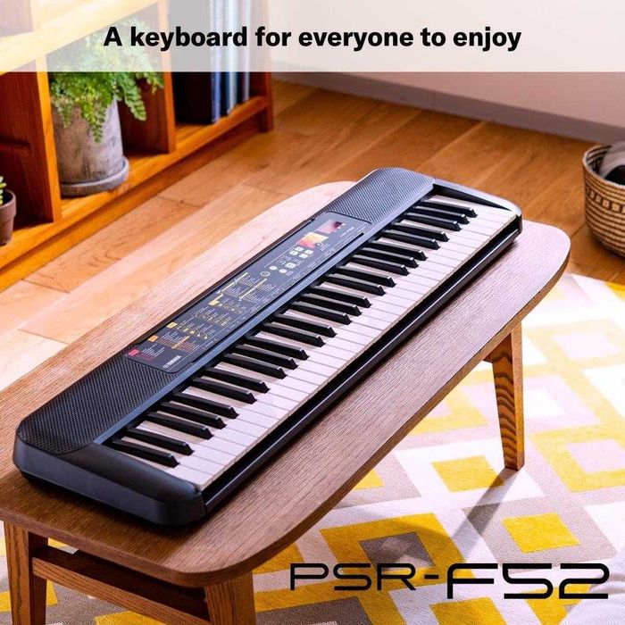Yamaha PSR-F52 keyboard zasilacz statyw
