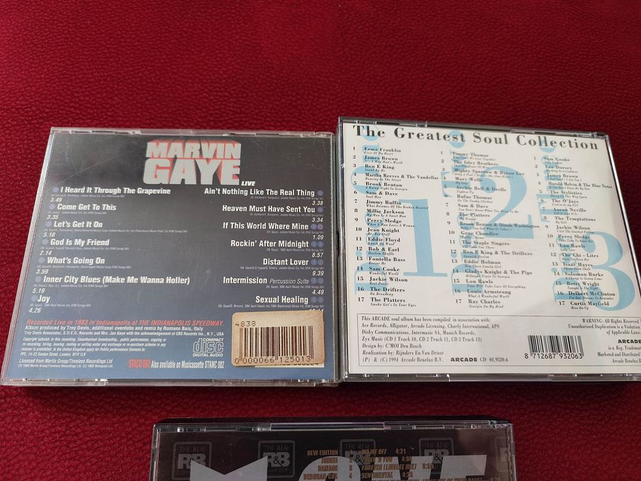 WYPRZEDAŻ! Marvin Gaye, SOUL Collection i The Real R &B - 6 płyt CD