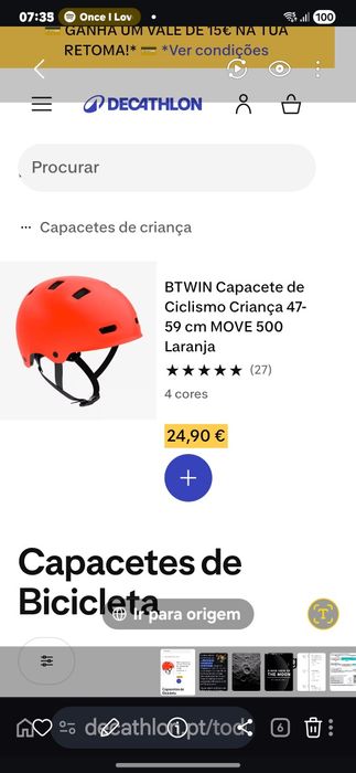 Capacete + luvas + selim gel