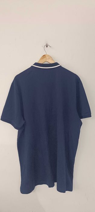 Koszulka męska polo Puma XXL granatowa bawełniana