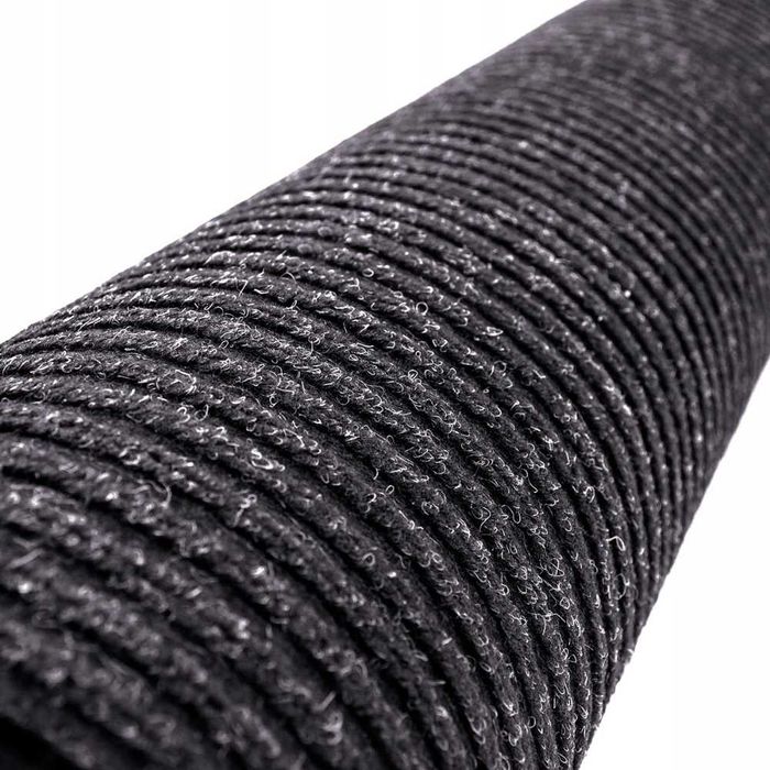 Wycieraczka Mata Do Butów Pod Drzwi Prążkowana Szara 120 X 180cm