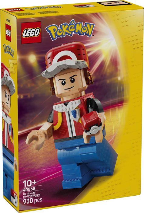 LEGO Pokémon 40868 Up-Scaled Red Minifigure.Збільшена мініфігурка Реда