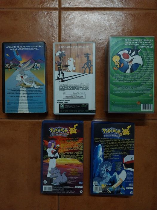 Filmes Animação VHS - Lote