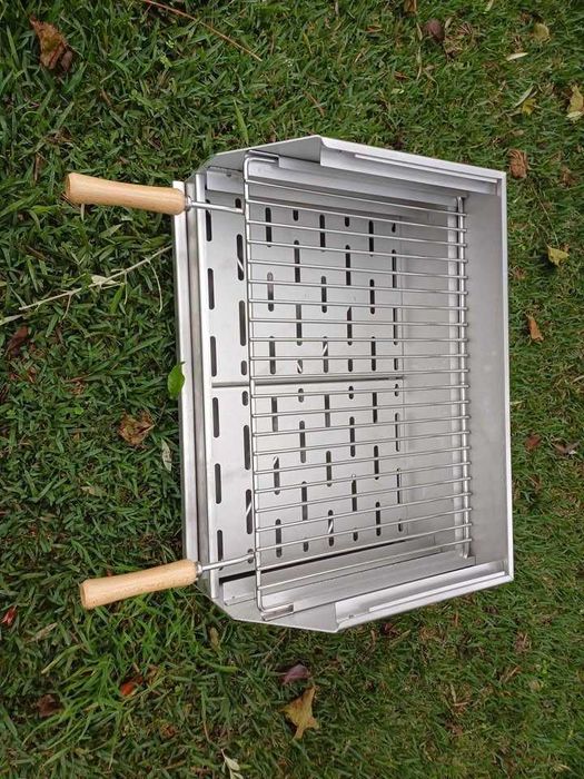 Grelhador/churrasqueira/assador inox 58x40, 60x40, 70x40, 80x40