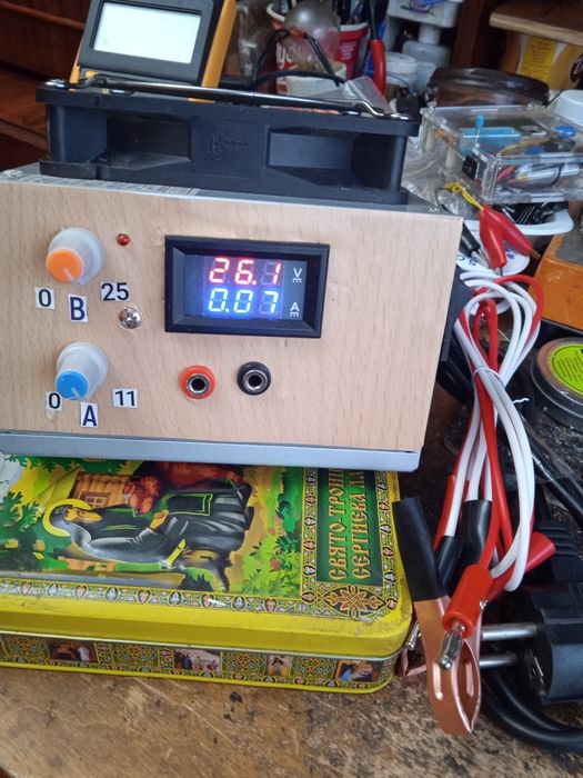 Лабораторный блок питания и ЗУ для АКБ с десульфатором