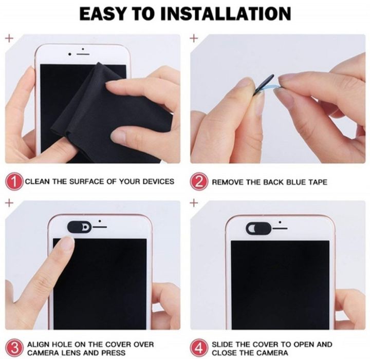 Tapa câmeras multiusos