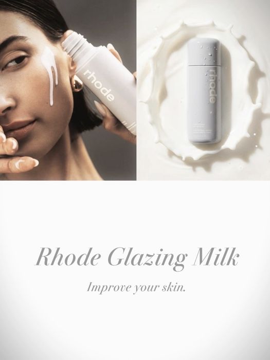 Rhode glazing Milk з керамідами Молочна есенція для відновлення+Glow