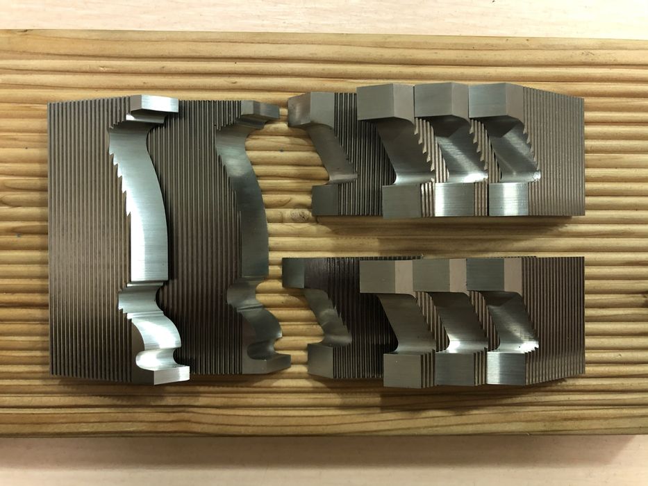 Ножі для погонажа: вагонка, блок-хаус, дошка пола, тераска, плінтус