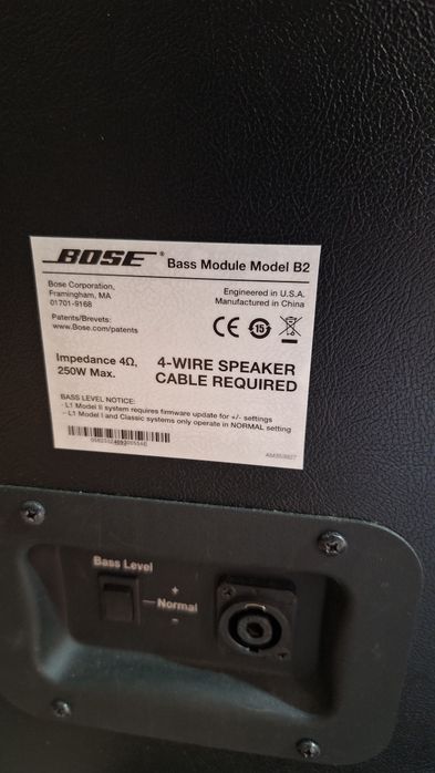 Sistema de som PA Bose