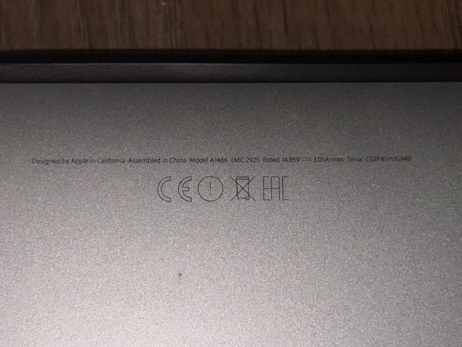 MacBook Air 2015 A1466 120+120gb