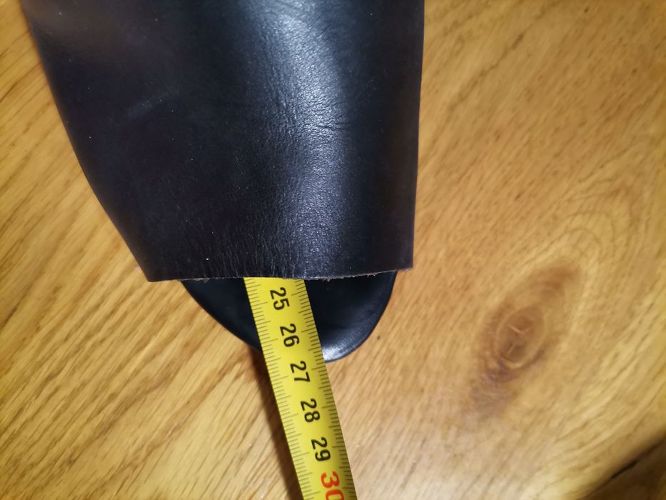 Sandały r41 Hilfiger, czarne wysokie eleganckie