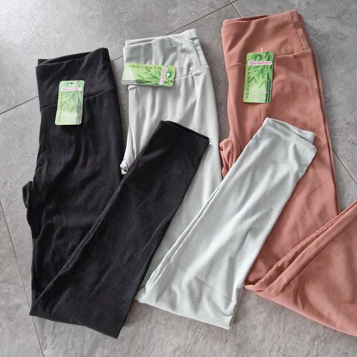 leginsy prazek wysoki stan