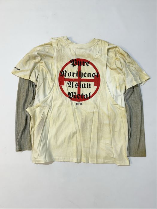 лонгслив Project G/R 24SS Layered Cross Longsleeve