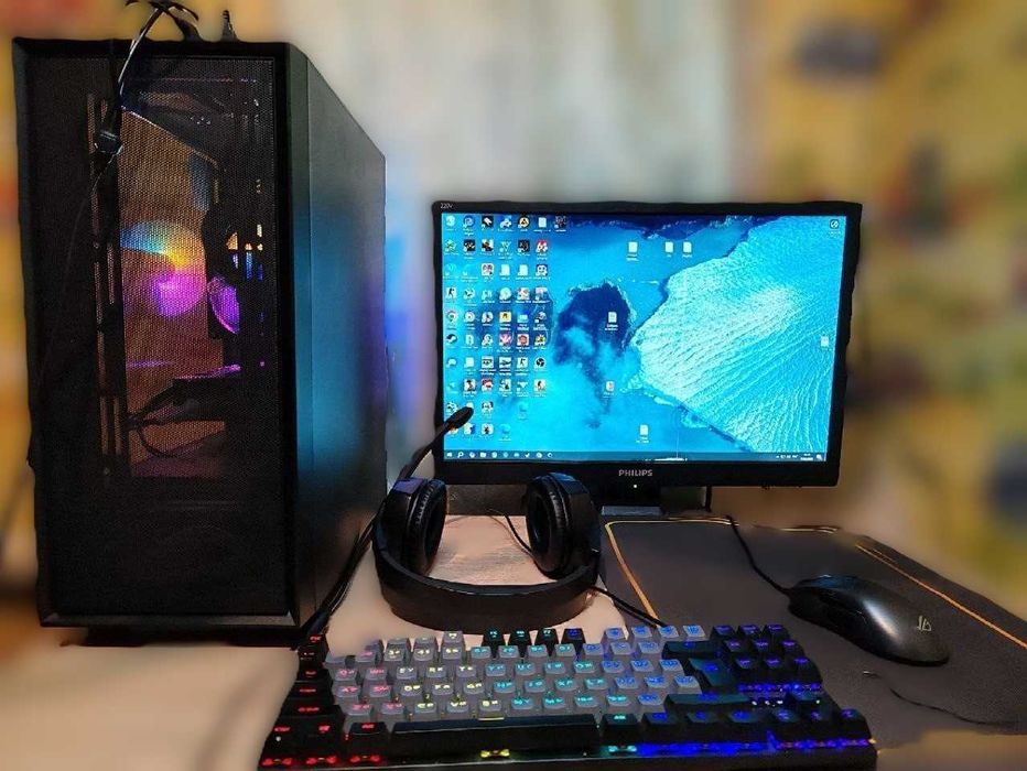 Ігровий ПК: RX 570 4GB + 16GB RAM + Chieftec 550W