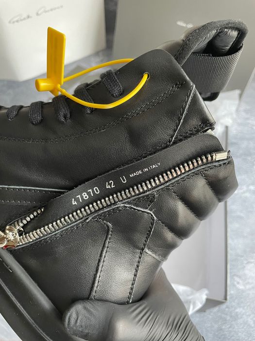 Rick Owens Geobasket Low Black