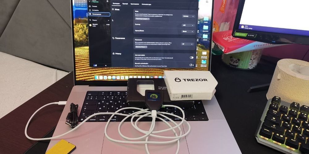 Криптогаманець Trezor Model T