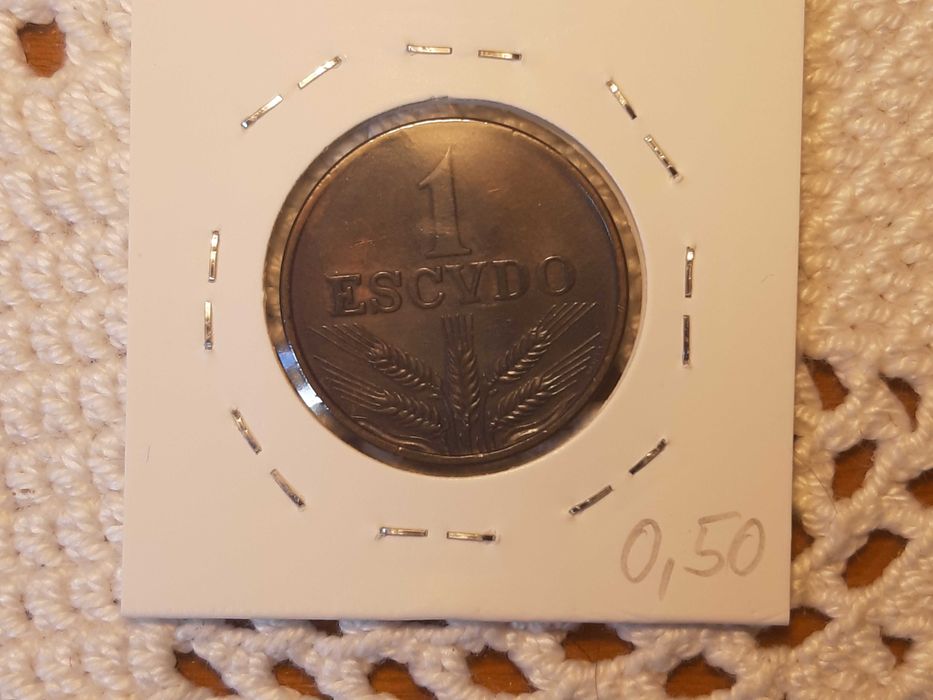 Portugal - moeda de 1 escudo de 1974 (XF)