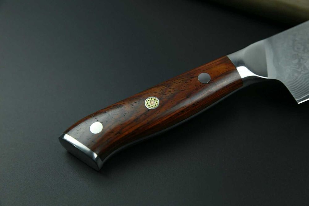 Nóż kuchenny Santoku z DAMASTU DAMAST GERMANY Di-7