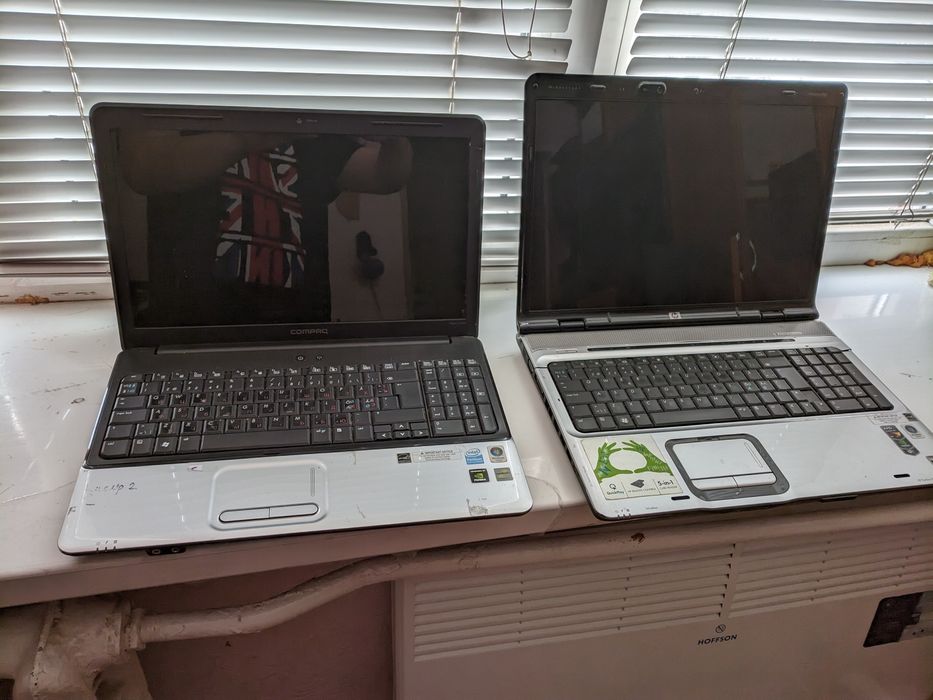 Ціна за Два ноутбуки Compaq і HP продам на запчастини