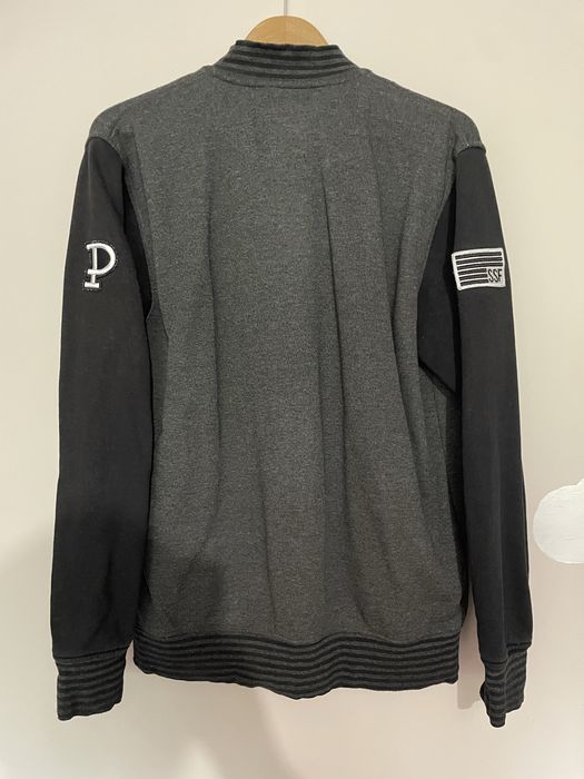 Bluza rozpinana PROSTO each grey Klasyk na zamek baseballówka