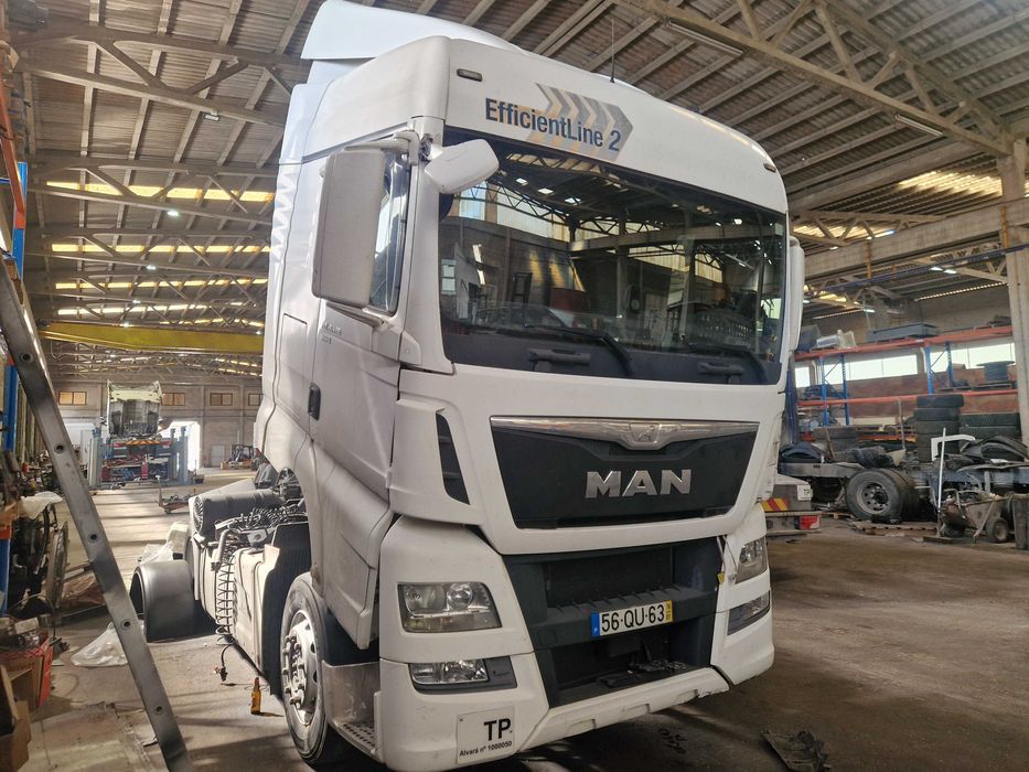 MAN TGX P/ Peças - Ano 2016 - (Motor Avariado) Documentação em dia