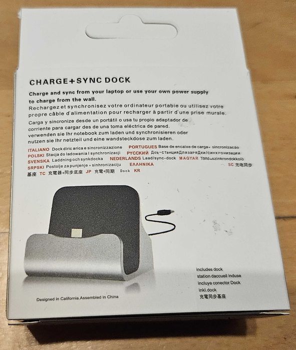 Stacja dokująca do ładowania i synchronizacji telefonu LD-01 USB-C