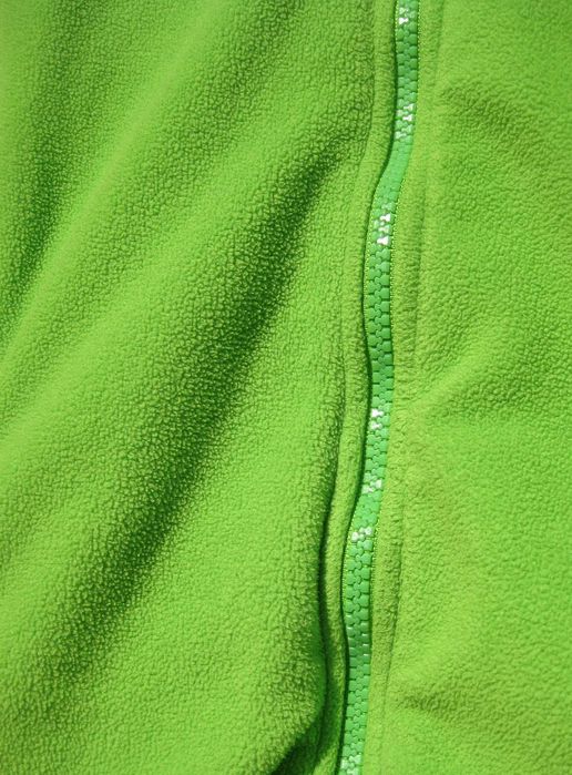 Салатовая флисовая толстовка на молнии с карманами Lemon & Soda