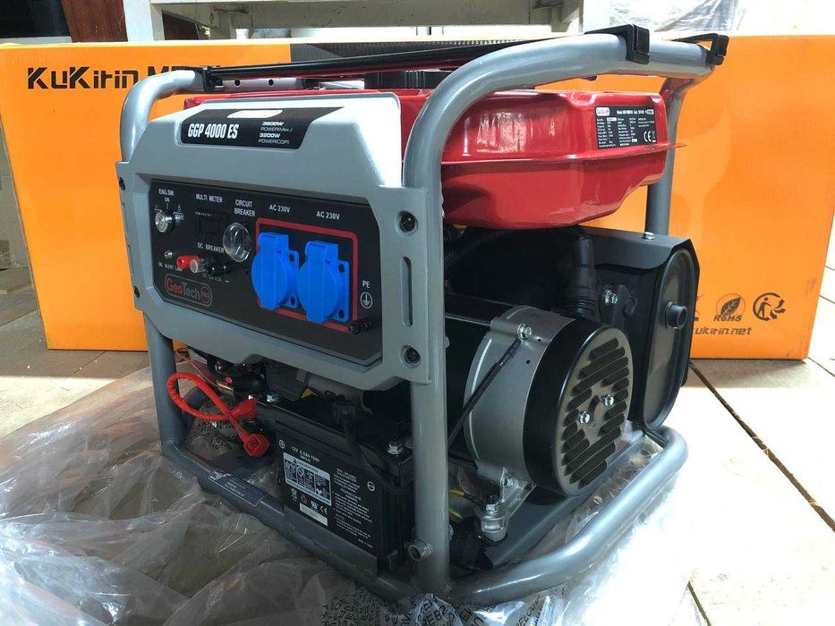Генератор GeoTech-Pro GGP4000 ES – 3.6/3.2 кВт, AVR, електростарт
