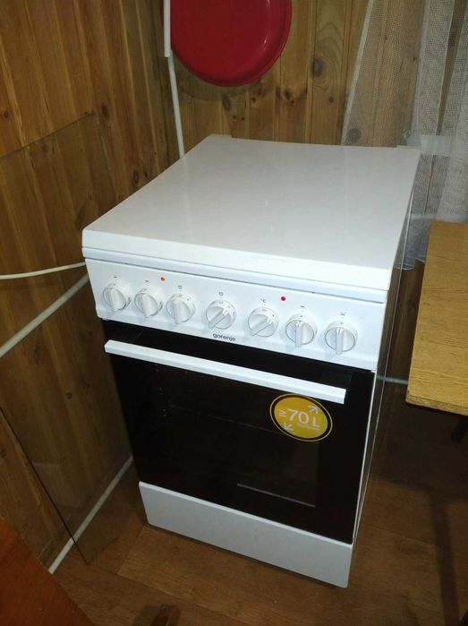 Плита комбінована (Газ+Електродуховка) Gorenje K 5241 WH