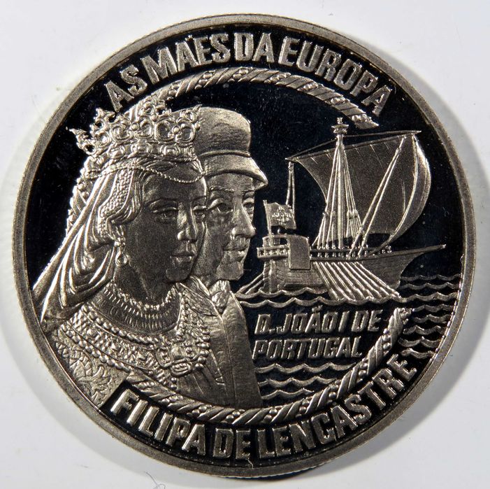 Moedas Republica Portuguesa - 5 EURO Filipa de Lancastre PROOF - Só 7,5€