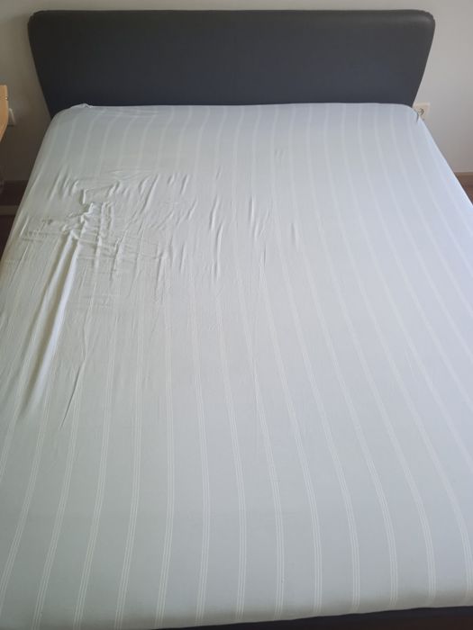 2 Cama slattum com colchão veseroy molas ensacadas