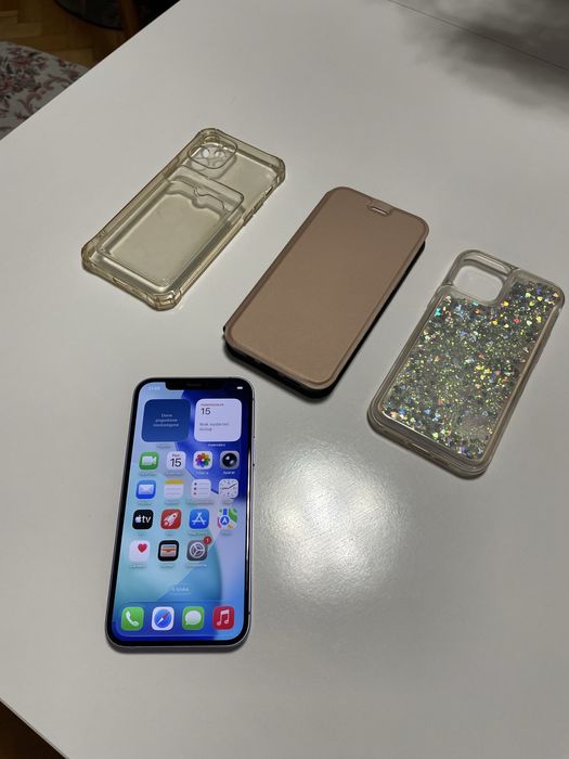 Iphone 12 2 szt 128GB 88% kondycji baterii zestaw etui apple iphon ios