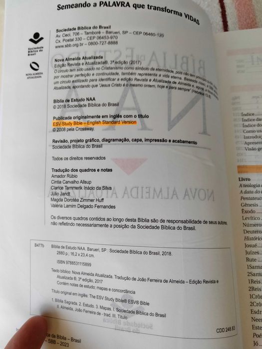 Bíblia de Estudo NAA