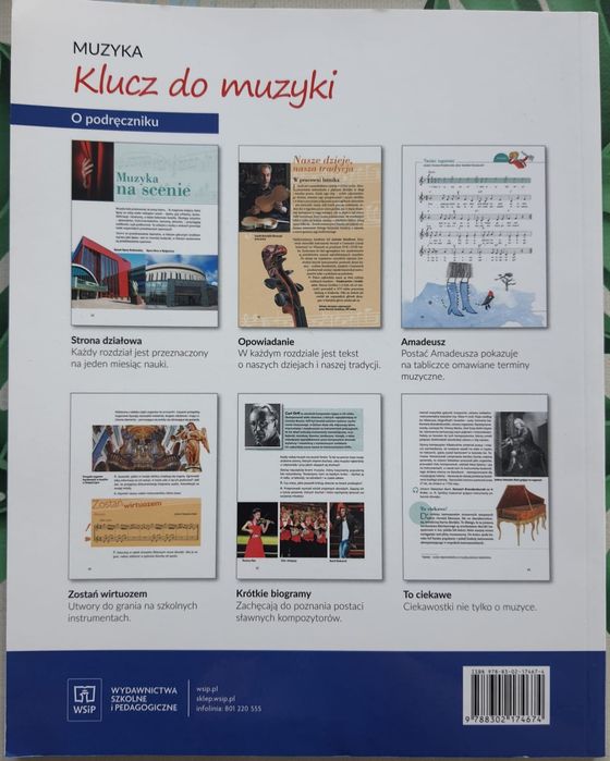 Podręcznik. Klucz do muzyki. Klasa 5. Muzyka. Wsip. Nowy