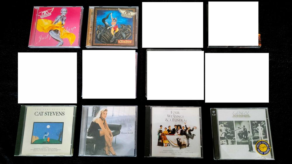 CDs originais de música em ótima condição
