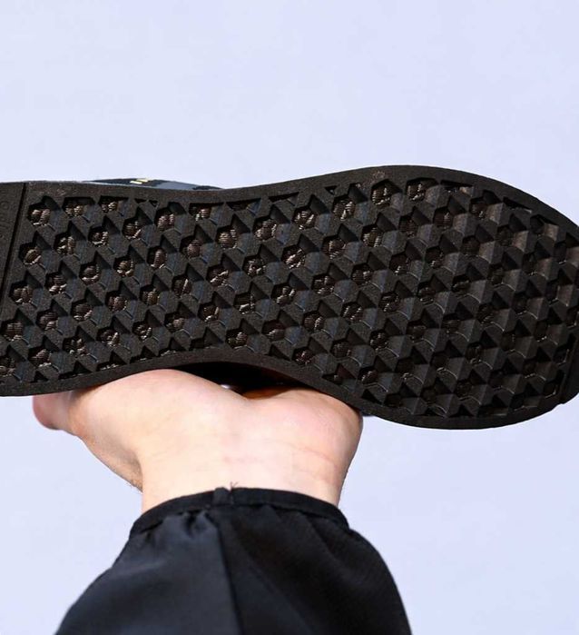 (2272) Кросівки Adidas Iniki замшеві повністю чорні (36-41) адідас