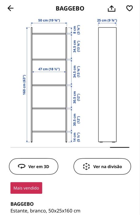Estante Baggebo Ikea
