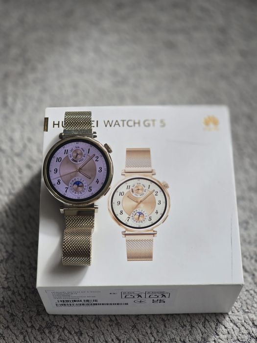Huawei Watch GT 5 41 mm Gold Milanese Strap Gold + gwarancja do 11.2027