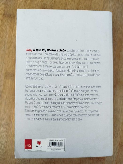 Cão - O Que Vê, Cheira e Sente de Alexandra Horowitz